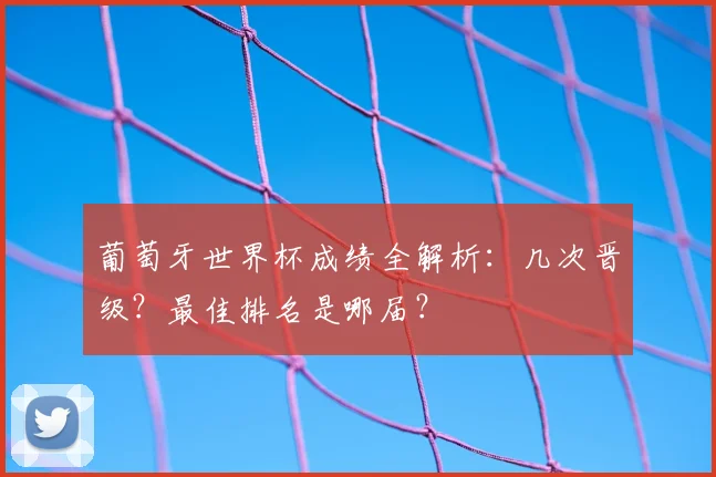 葡萄牙世界杯成绩全解析：几次晋级？最佳排名是哪届？